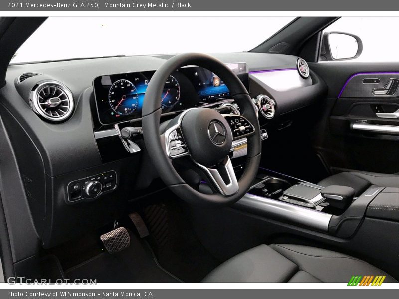 Mountain Grey Metallic / Black 2021 Mercedes-Benz GLA 250