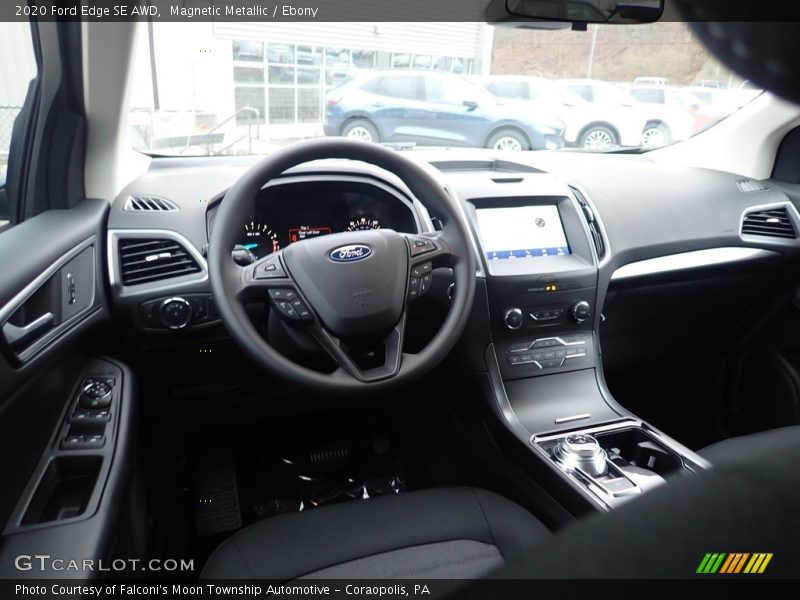 Magnetic Metallic / Ebony 2020 Ford Edge SE AWD