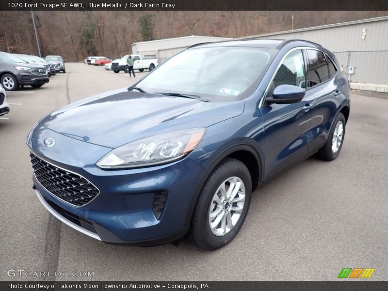 Blue Metallic / Dark Earth Gray 2020 Ford Escape SE 4WD