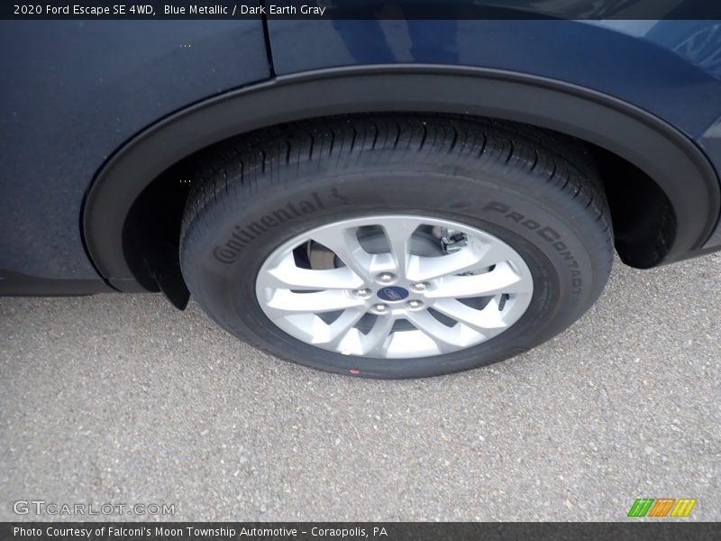 Blue Metallic / Dark Earth Gray 2020 Ford Escape SE 4WD
