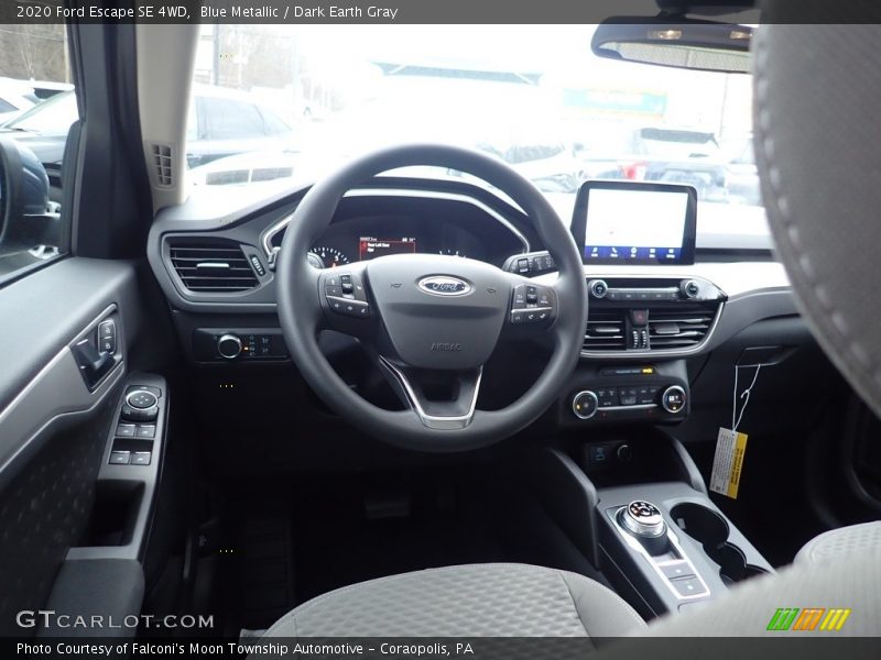 Blue Metallic / Dark Earth Gray 2020 Ford Escape SE 4WD