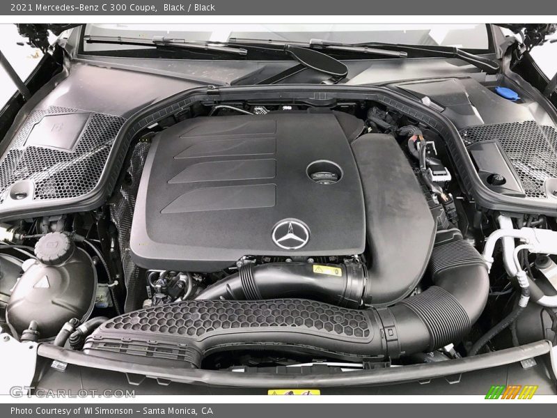 Black / Black 2021 Mercedes-Benz C 300 Coupe