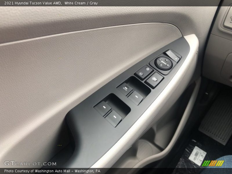 White Cream / Gray 2021 Hyundai Tucson Value AWD