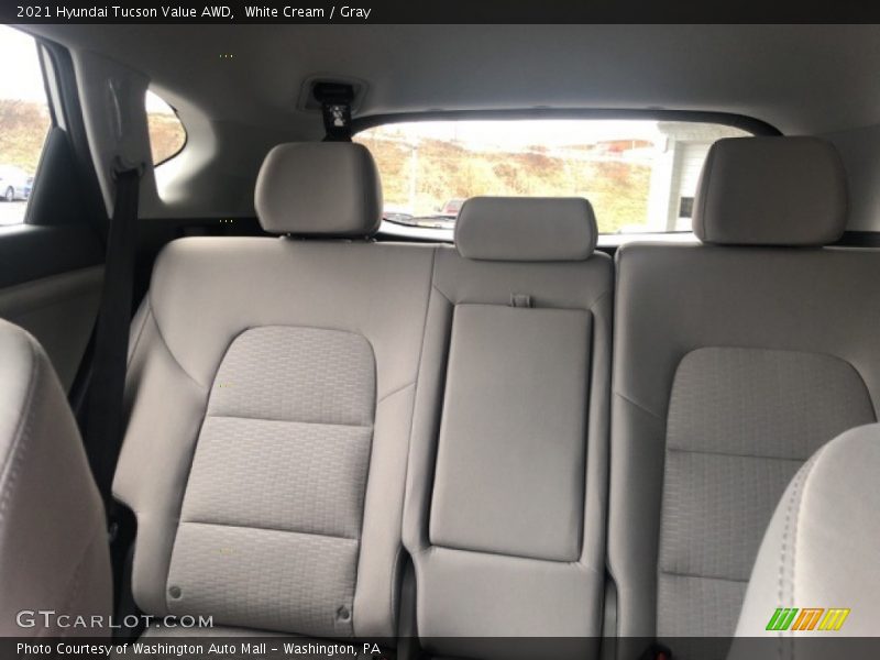 White Cream / Gray 2021 Hyundai Tucson Value AWD