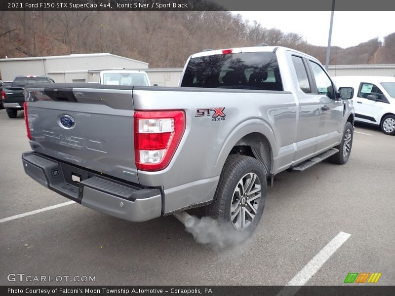 Iconic Silver / Sport Black 2021 Ford F150 STX SuperCab 4x4