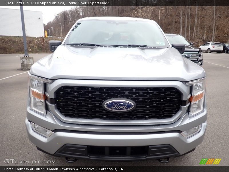 Iconic Silver / Sport Black 2021 Ford F150 STX SuperCab 4x4