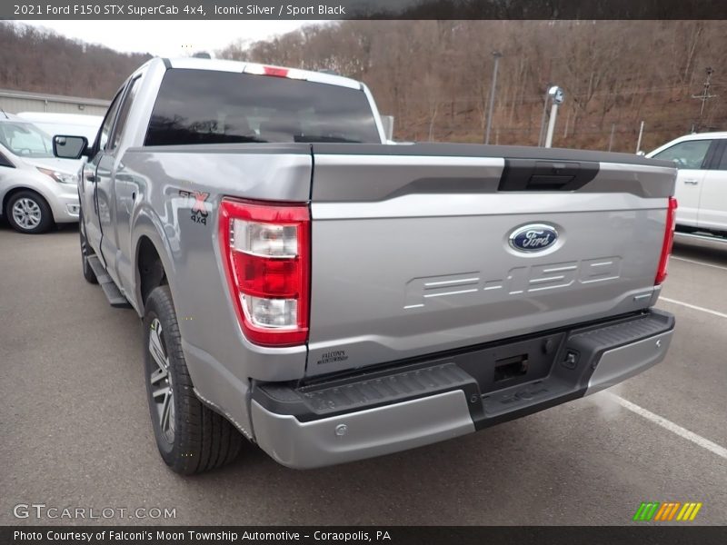 Iconic Silver / Sport Black 2021 Ford F150 STX SuperCab 4x4