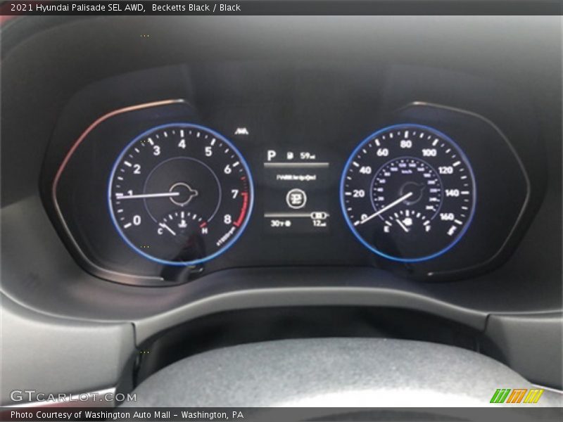 Becketts Black / Black 2021 Hyundai Palisade SEL AWD
