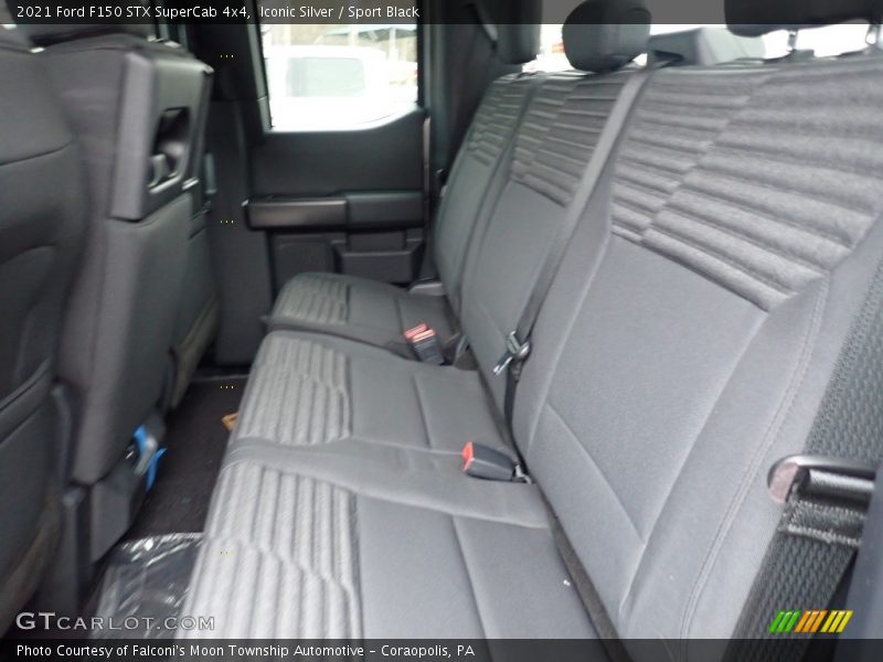 Rear Seat of 2021 F150 STX SuperCab 4x4