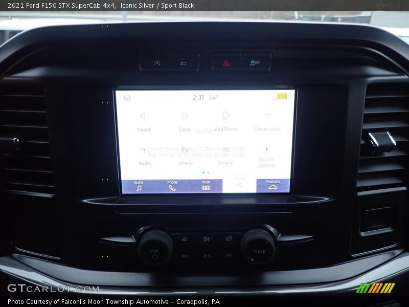 Iconic Silver / Sport Black 2021 Ford F150 STX SuperCab 4x4