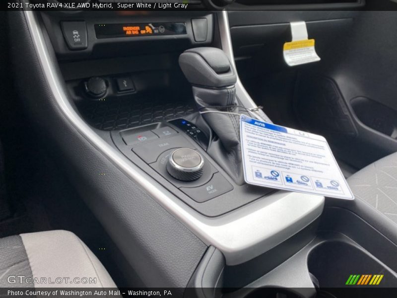 Super White / Light Gray 2021 Toyota RAV4 XLE AWD Hybrid