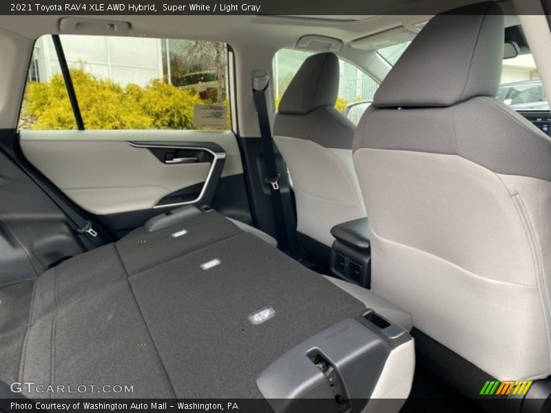 Super White / Light Gray 2021 Toyota RAV4 XLE AWD Hybrid