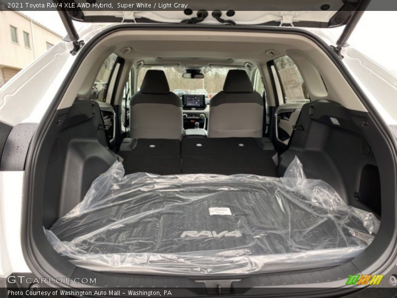Super White / Light Gray 2021 Toyota RAV4 XLE AWD Hybrid