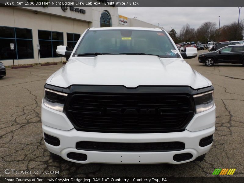 Bright White / Black 2020 Ram 1500 Big Horn Night Edition Crew Cab 4x4