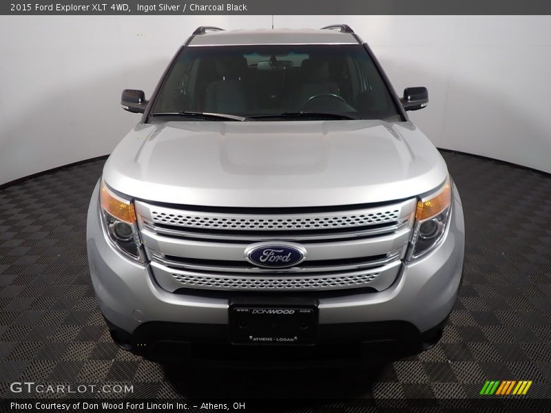 Ingot Silver / Charcoal Black 2015 Ford Explorer XLT 4WD