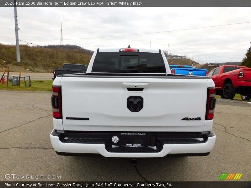 Bright White / Black 2020 Ram 1500 Big Horn Night Edition Crew Cab 4x4