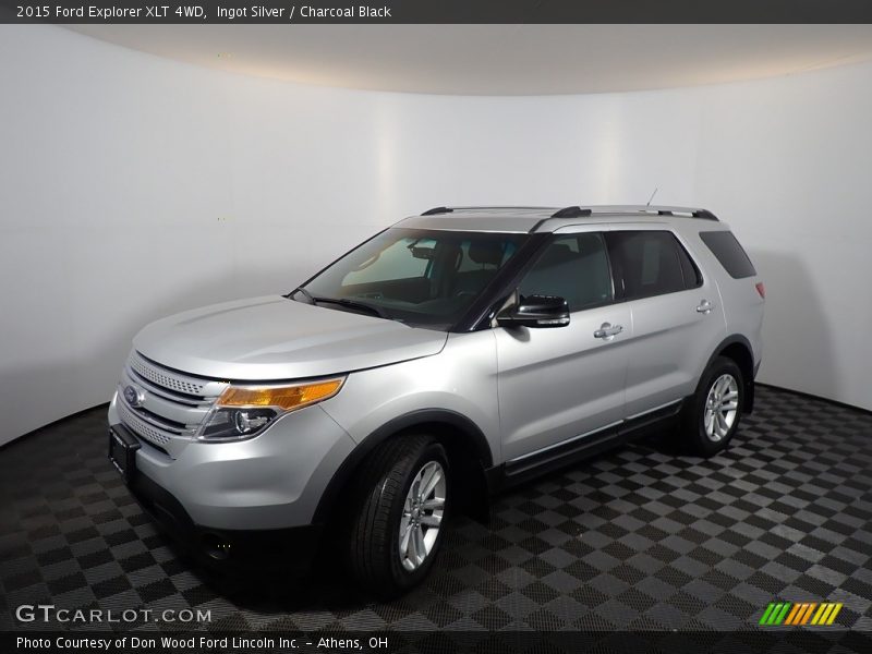 Ingot Silver / Charcoal Black 2015 Ford Explorer XLT 4WD
