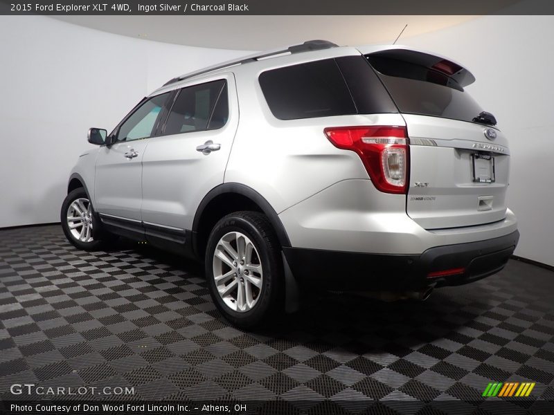 Ingot Silver / Charcoal Black 2015 Ford Explorer XLT 4WD