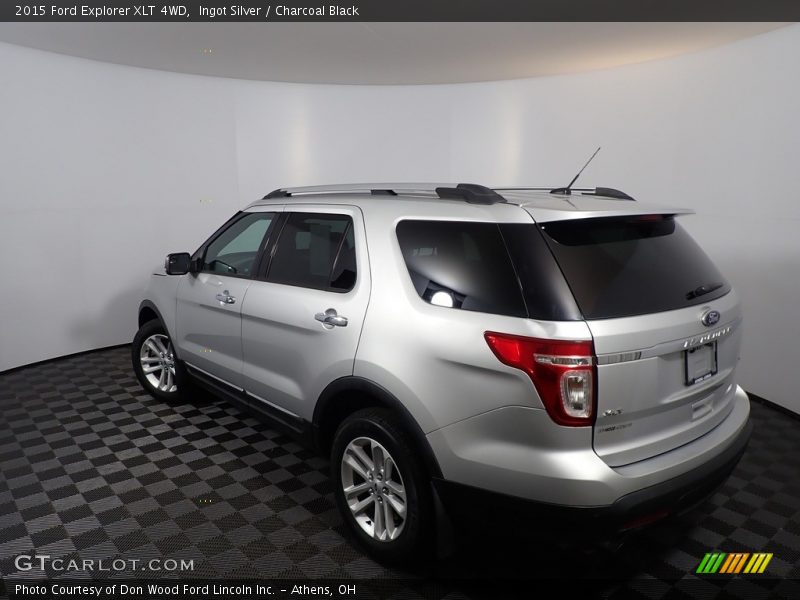 Ingot Silver / Charcoal Black 2015 Ford Explorer XLT 4WD