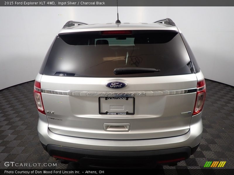 Ingot Silver / Charcoal Black 2015 Ford Explorer XLT 4WD
