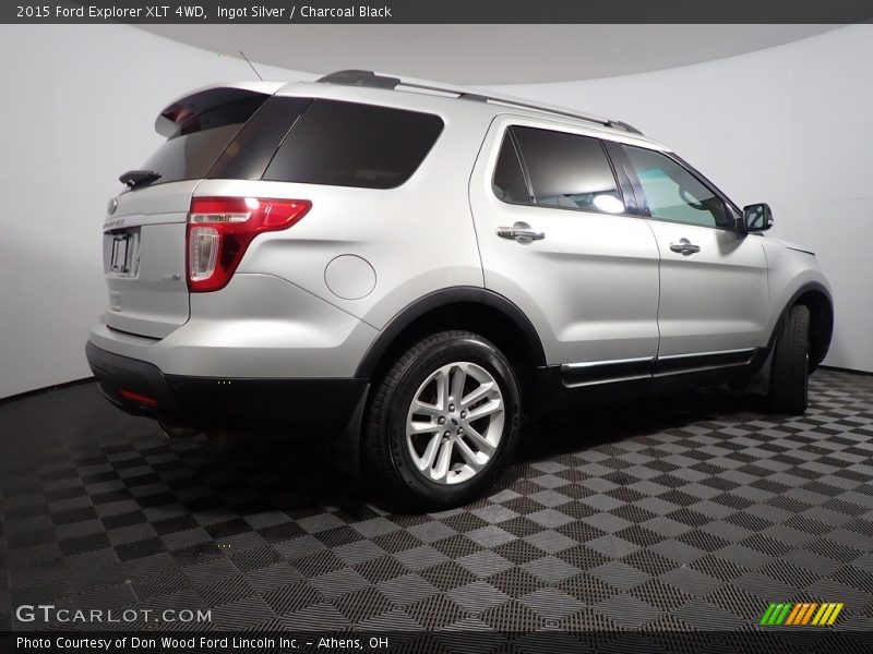 Ingot Silver / Charcoal Black 2015 Ford Explorer XLT 4WD