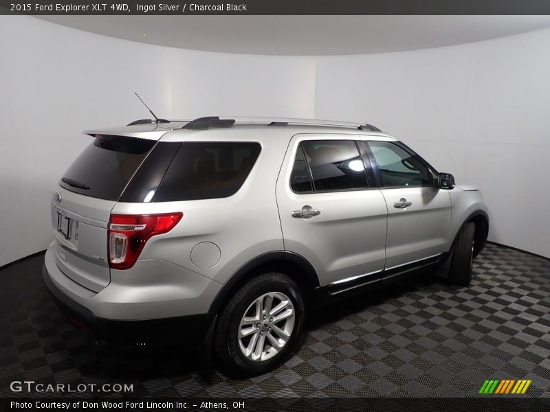 Ingot Silver / Charcoal Black 2015 Ford Explorer XLT 4WD