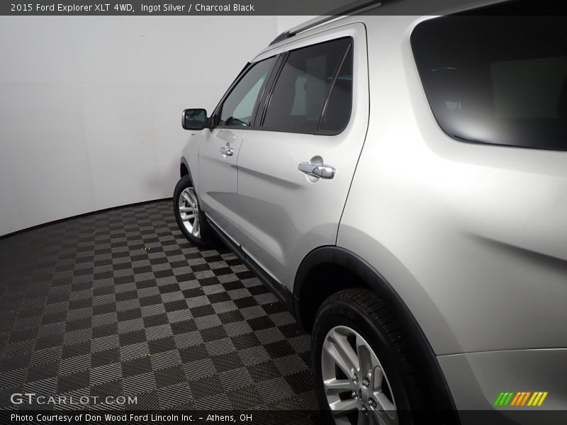 Ingot Silver / Charcoal Black 2015 Ford Explorer XLT 4WD