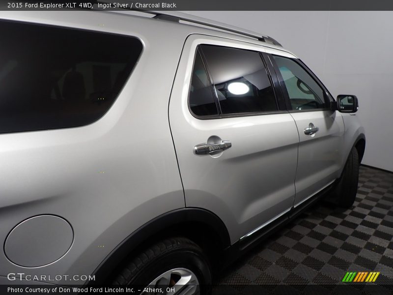 Ingot Silver / Charcoal Black 2015 Ford Explorer XLT 4WD