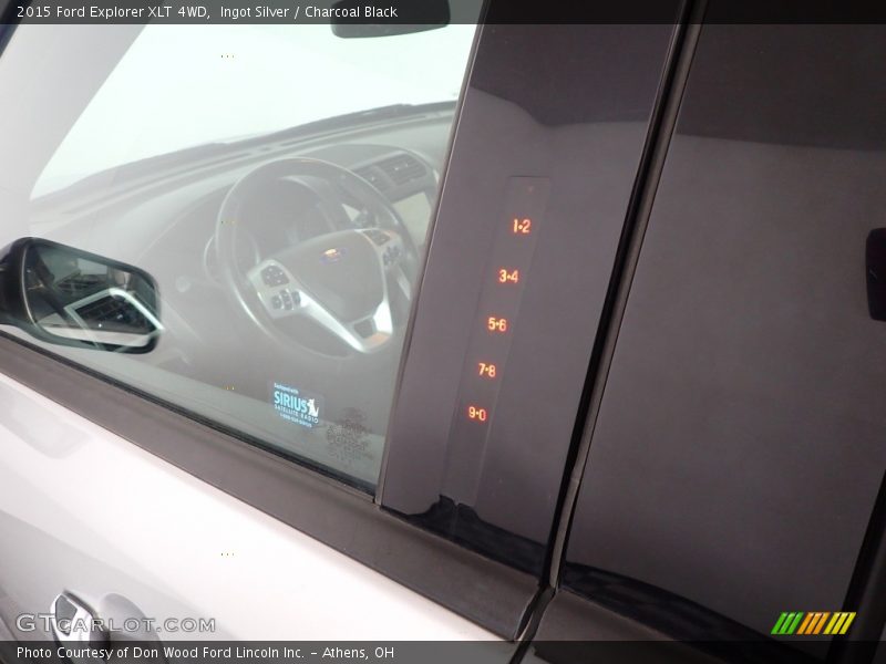 Ingot Silver / Charcoal Black 2015 Ford Explorer XLT 4WD