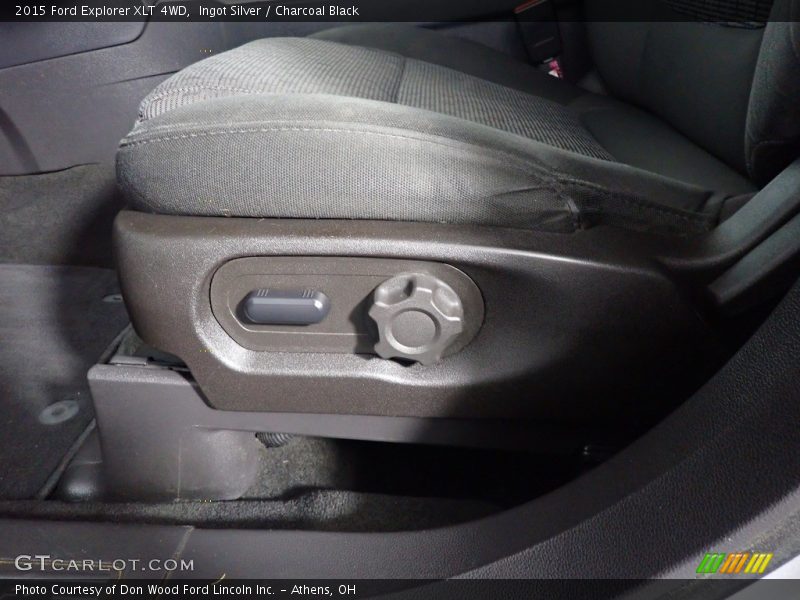 Ingot Silver / Charcoal Black 2015 Ford Explorer XLT 4WD