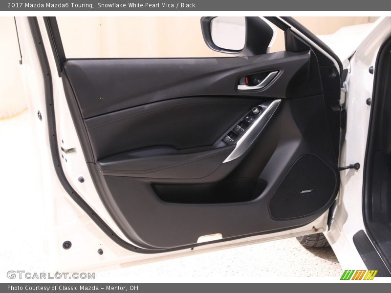 Snowflake White Pearl Mica / Black 2017 Mazda Mazda6 Touring