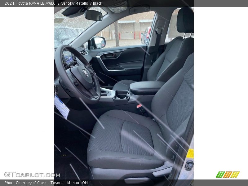 Silver Sky Metallic / Black 2021 Toyota RAV4 LE AWD