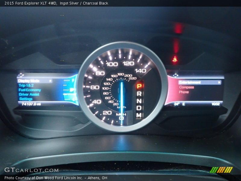 Ingot Silver / Charcoal Black 2015 Ford Explorer XLT 4WD