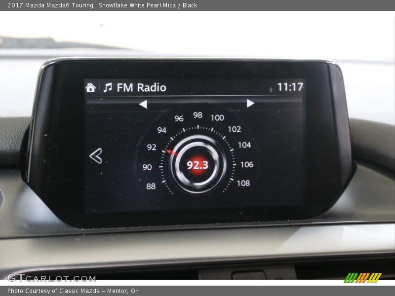 Snowflake White Pearl Mica / Black 2017 Mazda Mazda6 Touring