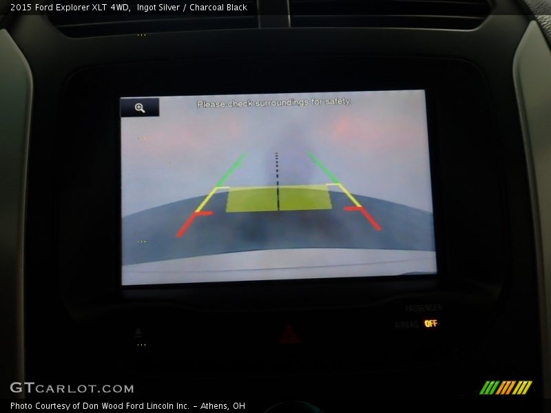Ingot Silver / Charcoal Black 2015 Ford Explorer XLT 4WD