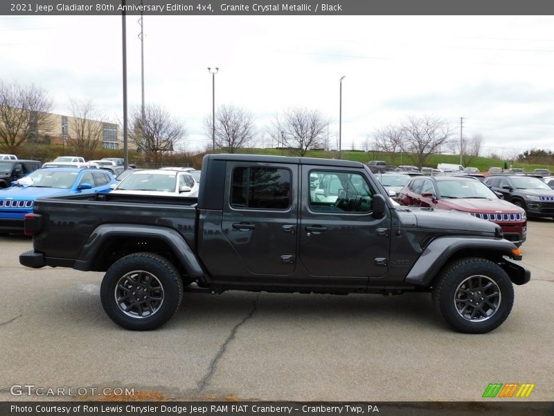 Granite Crystal Metallic / Black 2021 Jeep Gladiator 80th Anniversary Edition 4x4