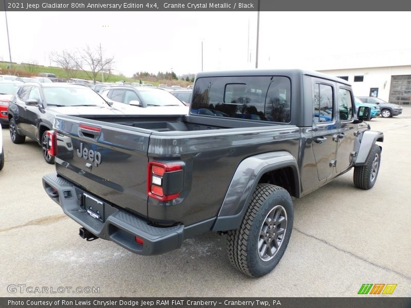 Granite Crystal Metallic / Black 2021 Jeep Gladiator 80th Anniversary Edition 4x4