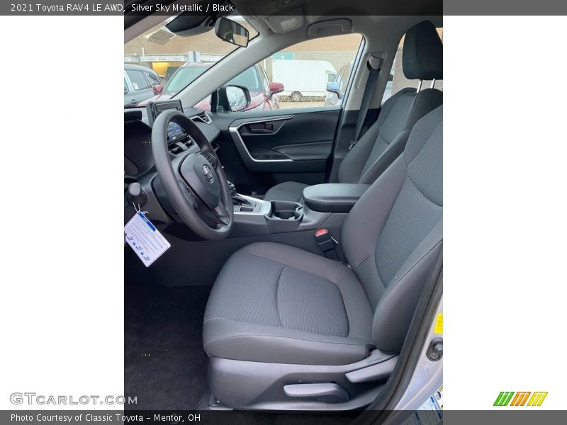 Silver Sky Metallic / Black 2021 Toyota RAV4 LE AWD