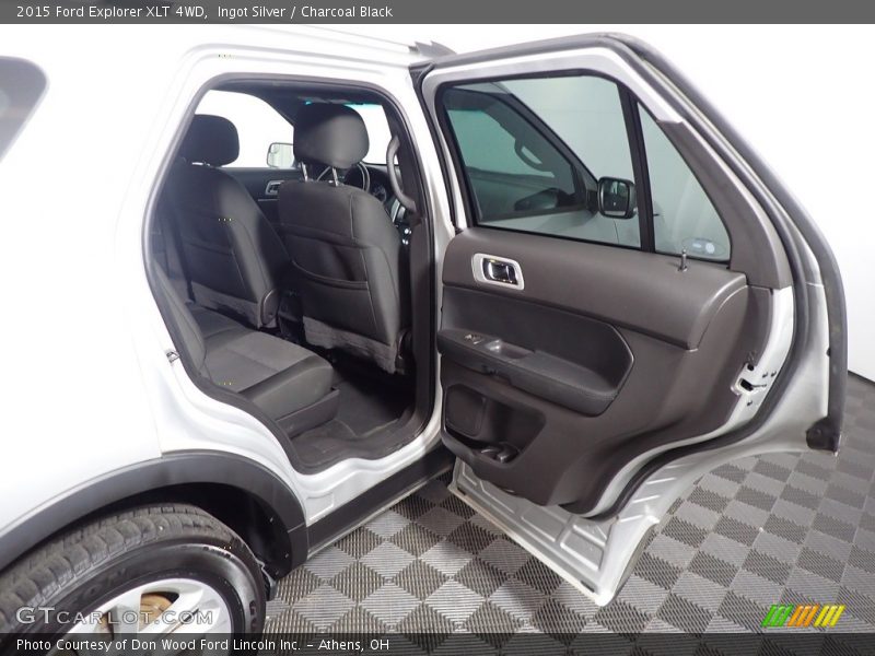 Ingot Silver / Charcoal Black 2015 Ford Explorer XLT 4WD