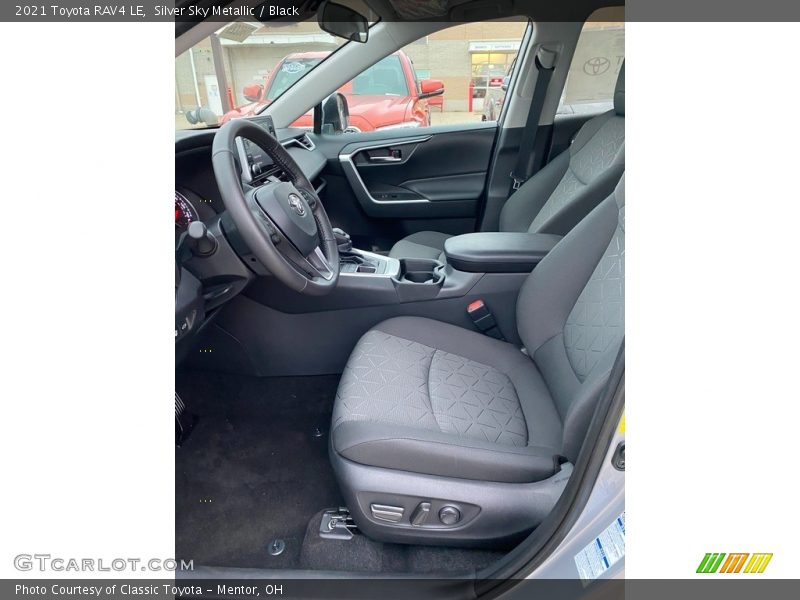 Silver Sky Metallic / Black 2021 Toyota RAV4 LE