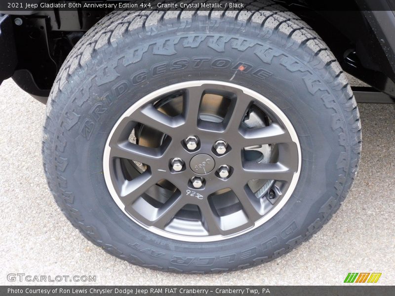 Granite Crystal Metallic / Black 2021 Jeep Gladiator 80th Anniversary Edition 4x4