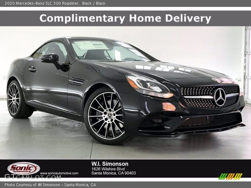 Black / Black 2020 Mercedes-Benz SLC 300 Roadster