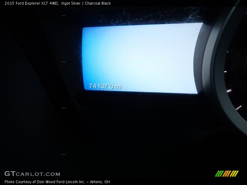 Ingot Silver / Charcoal Black 2015 Ford Explorer XLT 4WD