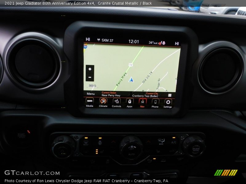 Granite Crystal Metallic / Black 2021 Jeep Gladiator 80th Anniversary Edition 4x4