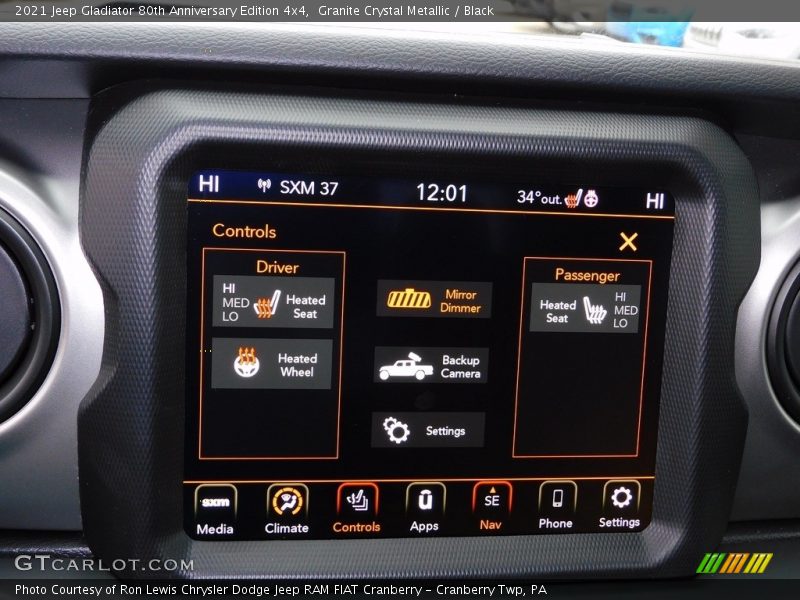 Granite Crystal Metallic / Black 2021 Jeep Gladiator 80th Anniversary Edition 4x4