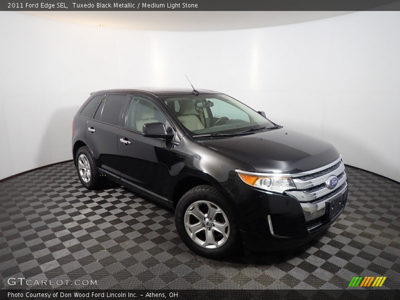 Tuxedo Black Metallic / Medium Light Stone 2011 Ford Edge SEL