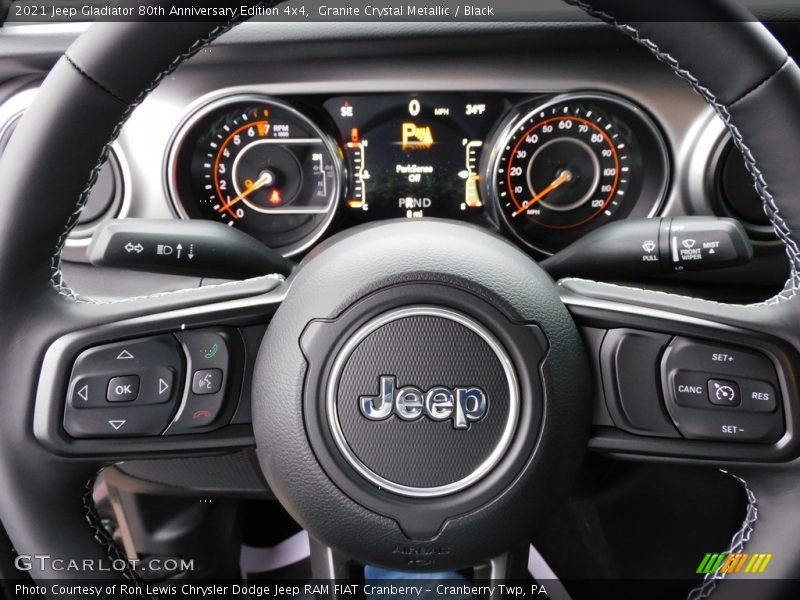 Granite Crystal Metallic / Black 2021 Jeep Gladiator 80th Anniversary Edition 4x4