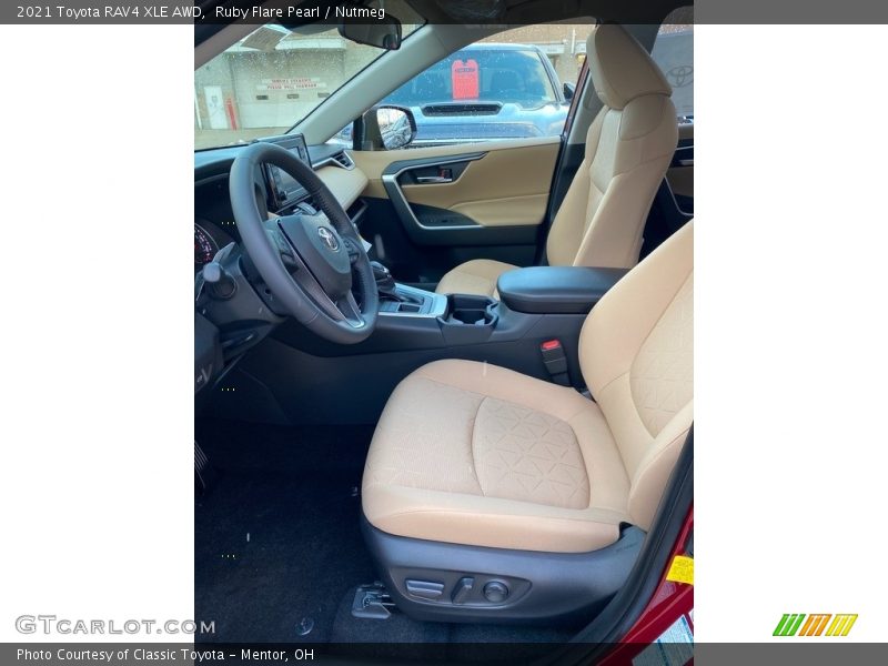 Ruby Flare Pearl / Nutmeg 2021 Toyota RAV4 XLE AWD