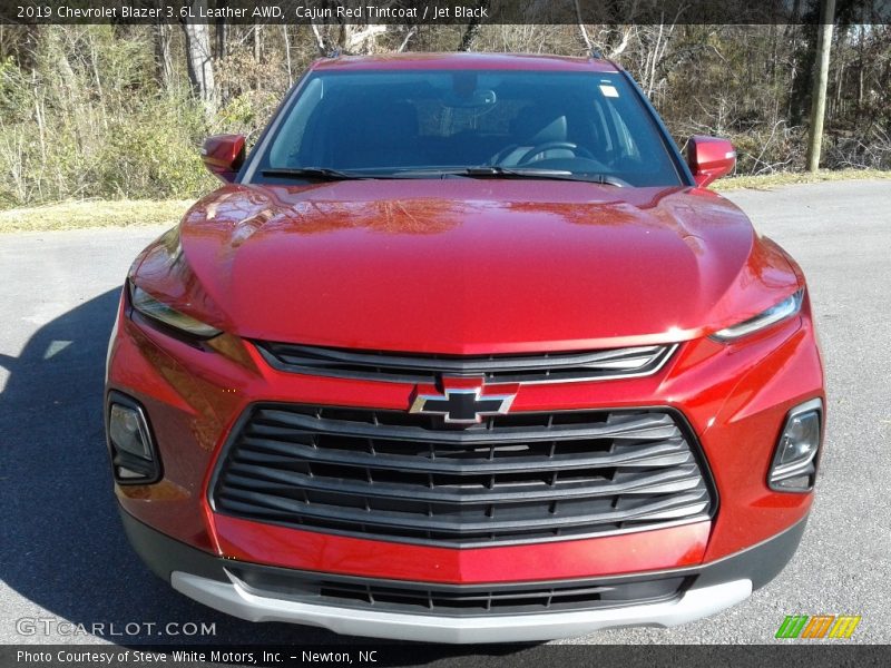 Cajun Red Tintcoat / Jet Black 2019 Chevrolet Blazer 3.6L Leather AWD
