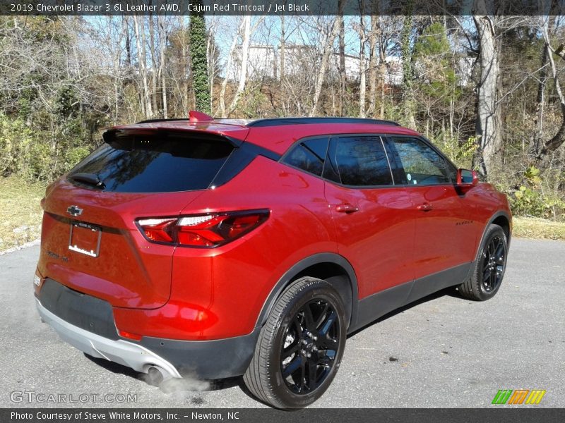 Cajun Red Tintcoat / Jet Black 2019 Chevrolet Blazer 3.6L Leather AWD